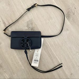 NWT Tory Burch Miller belt bag navy XS up to 32in